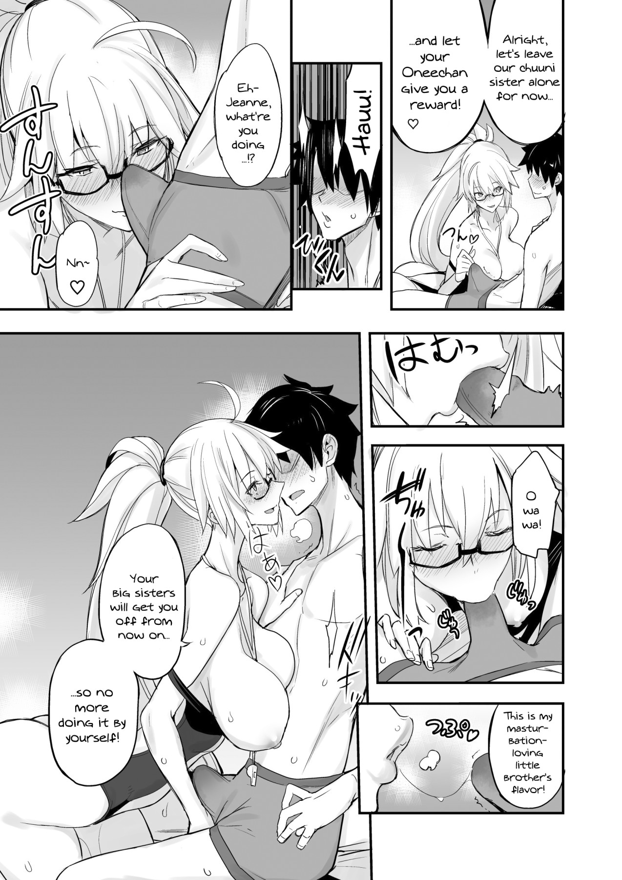 Hentai Manga Comic-W Jeanne vs Master-Read-8